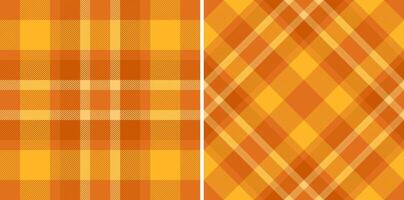 Check plaid fabric of pattern texture with a background tartan textile seamless. Set in trendy colors for luxury modern curtain designs living room. vector