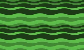 Abstract wavy green stripes background. Perfect for websites, presentations, or textile design. Stylish, modern, and versatile graphic. Ideal for ecofriendly or naturethemed projects. vector