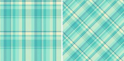 Check plaid background of fabric pattern tartan with a seamless texture textile. Set in pastel colors. Greeting card designs. vector