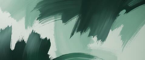 Abstract background with textured dark green and light green brushstrokes creating a unique visual effect. photo