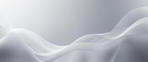Silver background with a subtle textured gradient. photo