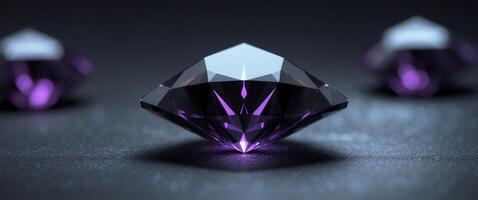 Amethyst black diamond texture background photo