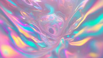 A Beautiful and Colorful Iridescent Abstract Background Texture That Captivates the Eye photo