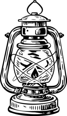 A stretchy icon of a vintage lantern