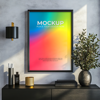 High-quality blank frame mockup for premium design needs psd