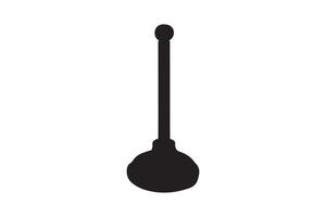 A black and white illustration of a spoon vector