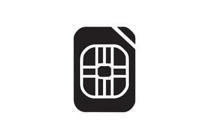 A black and white image of a cell phone vector
