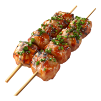 Yakitori against a transparent background png