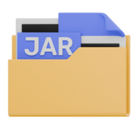 3D JAR File Folder Format Icon png