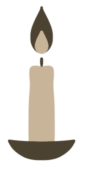 Boho Kerze Licht Element png