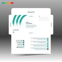 A business envelope creation vector