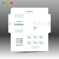 A business envelope on it vector