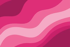 Abstract Pink Wave Background Design, Soft Curves, Gradient Shades vector