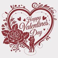 Hand-Drawn Valentines Day Elements Set vector