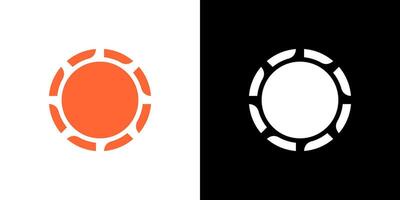 circle round logo icon design concept graphic vector