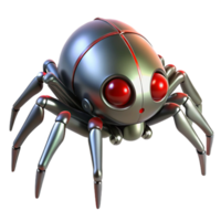 dramatic rustic Metallic Spider Robot Design A futuristic depiction of a spider with metallic elements showcasing advanced mechanical design and sleek features authentic png