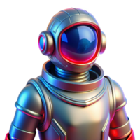 stunning artistic Futuristic Astronaut Suit Design in a Visionary Three Dimensional Scene of Innovation high resolution png