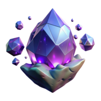 magnificent traditional Glowing Crystal Cluster A luminous depiction of a crystal cluster with glowing elements highlighting its ethereal beauty and enchanting presence authentic png