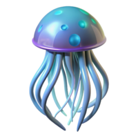 dramatic classic Glowing Jellyfish in a Mesmerizing Three Dimensional Render of Oceanic Light exclusive png