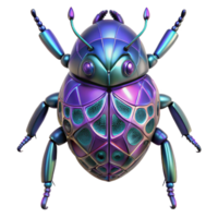 magnificent minimalist Metallic Insect Robot Design in a Futuristic Three Dimensional Scene of Innovation professional png