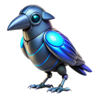 serene modern Cybernetic Avian A Futuristic Robotic Bird Design authentic png