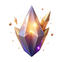 magnificent abstract Luminous Crystal Cluster A Digital Render of Sparkling Gemstones 4K png