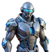 extraordinary classic Futuristic Armored Combatant Advanced Exoskeleton Design high resolution png