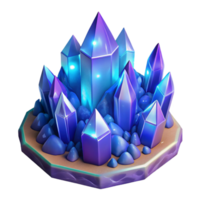 impressive classic Luminous Crystal Cluster A Digital Render of Sparkling Gems original png