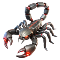 serene rustic Robotic Scorpion Digital Render of a Mechanical Arachnid detailed png