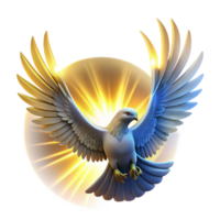 elegant creative Radiant Dove Wings of Light and Hope exclusive png