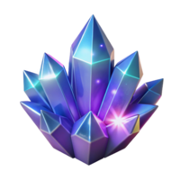 stunning contemporary Luminous Crystal Cluster A Digital Render of Sparkling Gems premium png