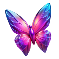 wonderful creative Iridescent Butterfly A Digital Render of a Colorful Insect high resolution png