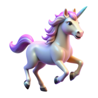 dramatic abstract Magical Unicorn Digital Render of a Mythical Creature premium png