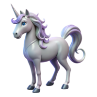 wonderful rustic Magical Unicorn Digital Render of a Mythical Creature premium png
