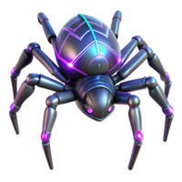 beautiful abstract Cybernetic Arachnid Digital Render of a Futuristic Robotic Spider professional png