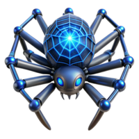 stunning abstract Cybernetic Arachnid A Futuristic Robotic Spider Design premium png