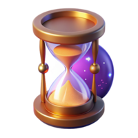 impressive traditional Cosmic Hourglass A Digital Render of Time and Space high resolution png