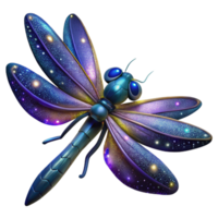 elegant rustic Cosmic Dragonfly A Celestial Insect Illustration authentic png