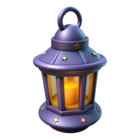 impressive abstract Enchanted Lantern Digital Render of a Magical Illuminated Lamp high quality png