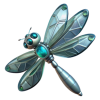 elegant abstract Cybernetic Dragonfly A Futuristic Insect Design high resolution png