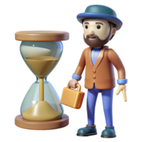 beautiful rustic Time Management A 3D Animated Guide to Productivity high quality png
