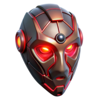 serene creative Futuristic Robot Head 3D Render high quality png