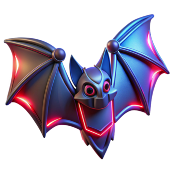 magnífico artístico néon bastão 3d render Prêmio png