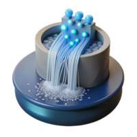 Data Stream Cascade Visualizing Data Flow and Processing png