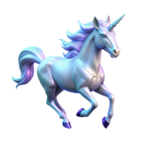 extraordinary classic 3D Render of a Magical Unicorn high quality png
