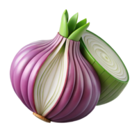Red Onion Layers, Texture, and Culinary Uses png