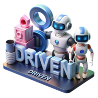 AI-Driven Automation Robotics Future Tech png