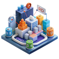 Data-Driven Business A 3D Visualization of System Integration Research Development png