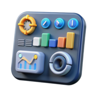 Interactive Data Dashboard Visualizing Metrics Trends png