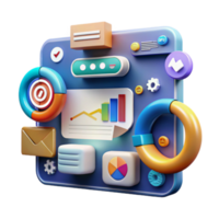 Data Visualization Charts, Graphs, Key Metrics png
